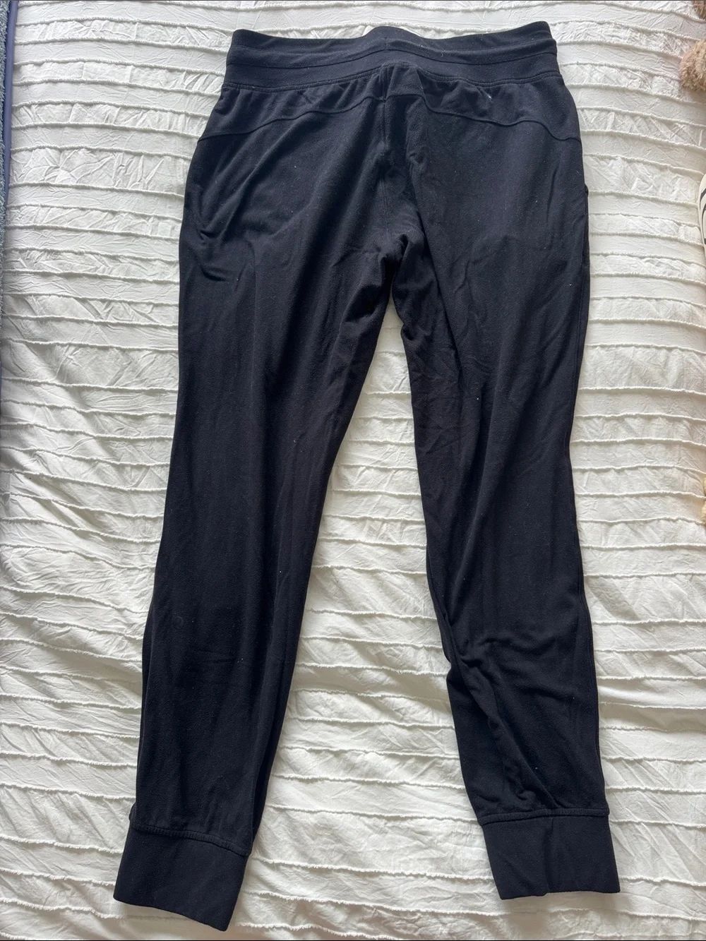 lulu Lemon Black Drawstring Jogger Pants